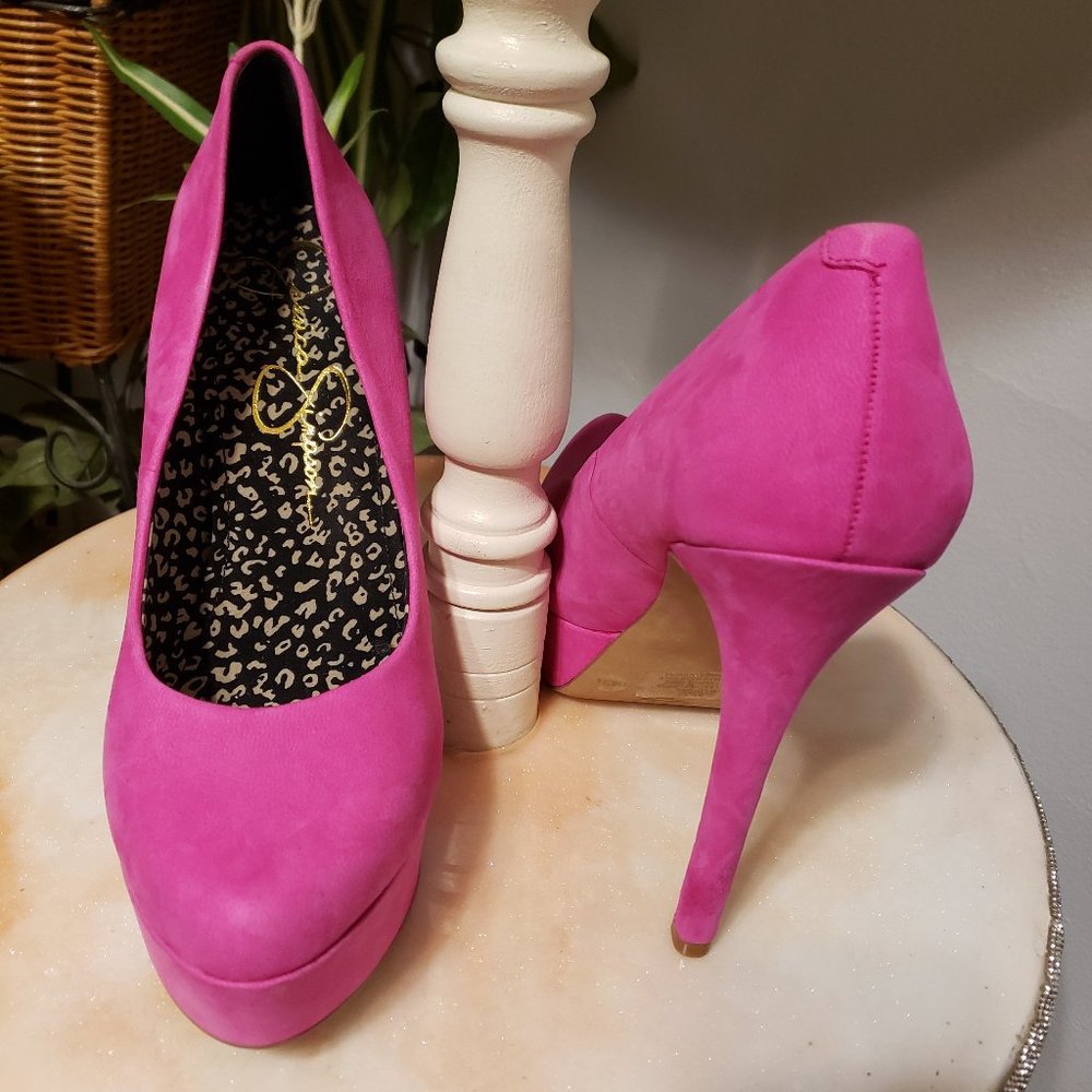 New Hot Pink Jessica Simpson Platforms
